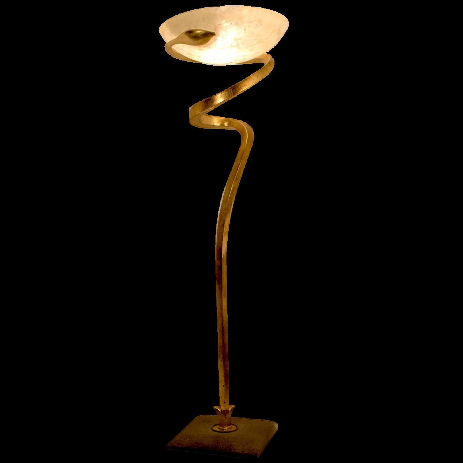 Sculptural floor lamp (73.6 