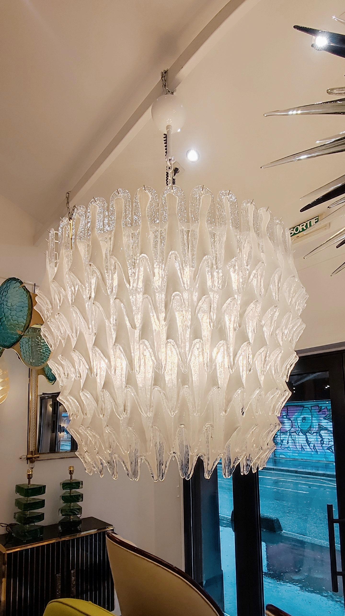 Großer Kronleuchter aus Murano-Glas im Angebot 5