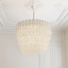 Énorme lustre en verre de Murano