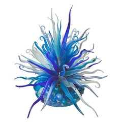 Huge Murano Glass Light Source, Contemporary Installation