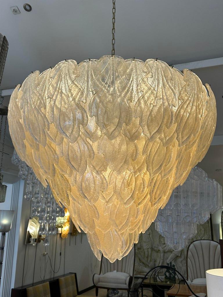 Ciondolo enorme in vetro dorato di Murano In condizioni ottime in vendita a Saint-Ouen, FR