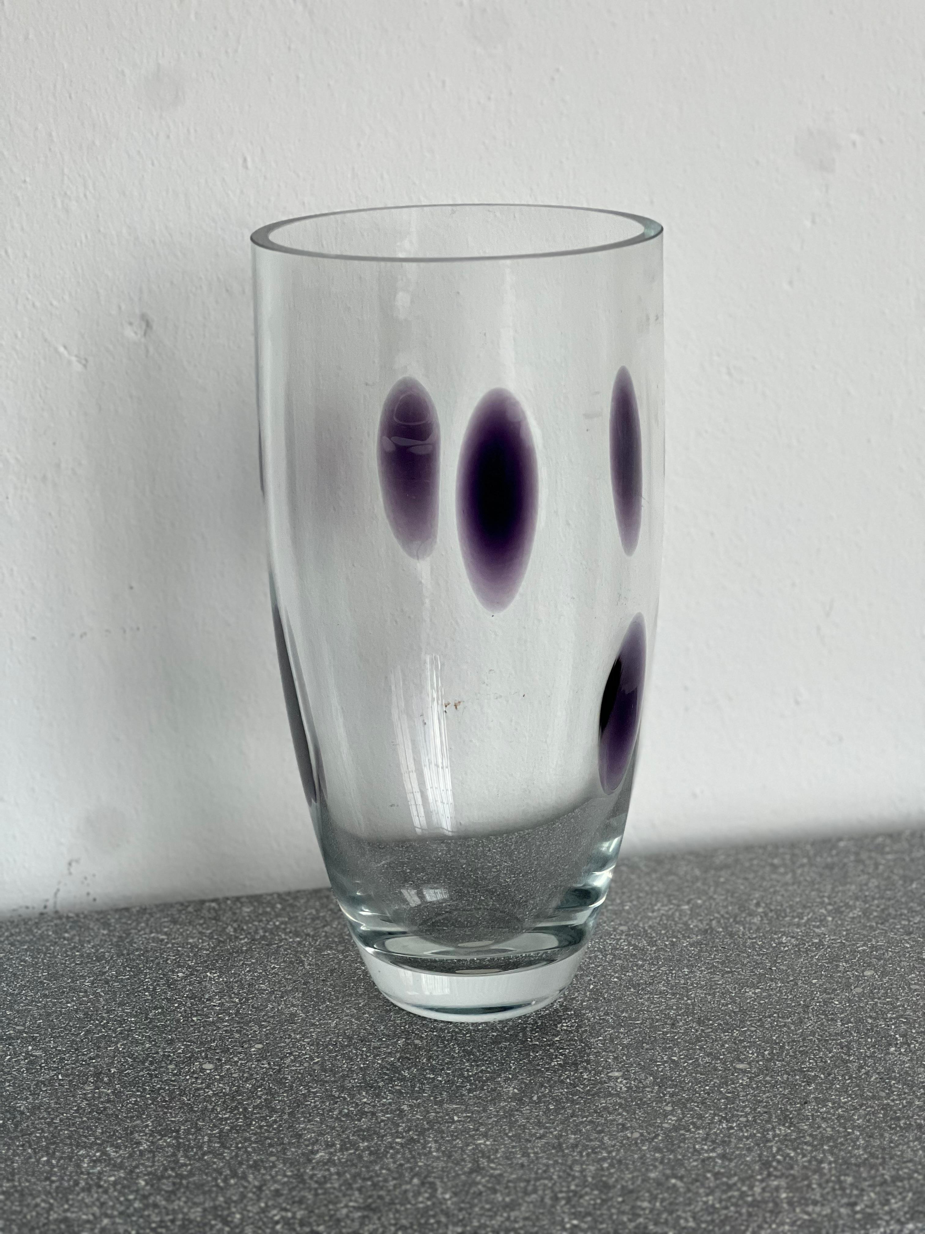 Mid-Century Modern Huge Murano Vase by Vetri Murano  with original labels, great conditions 1970's For Sale