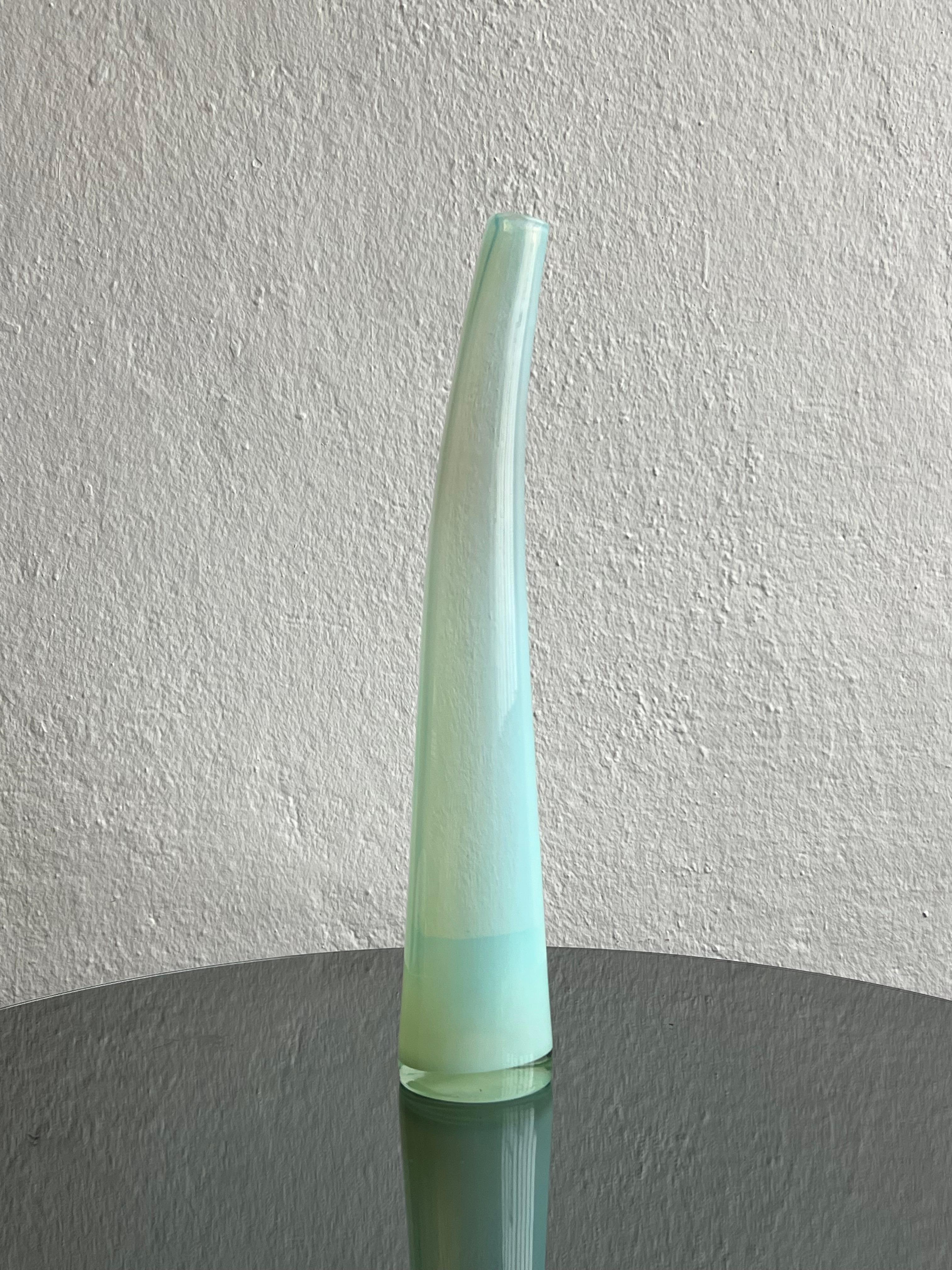 Verre de Murano « Lattimo » de Giusto Toso pour Leucos, années 1970 Bon état - En vente à Milano, IT