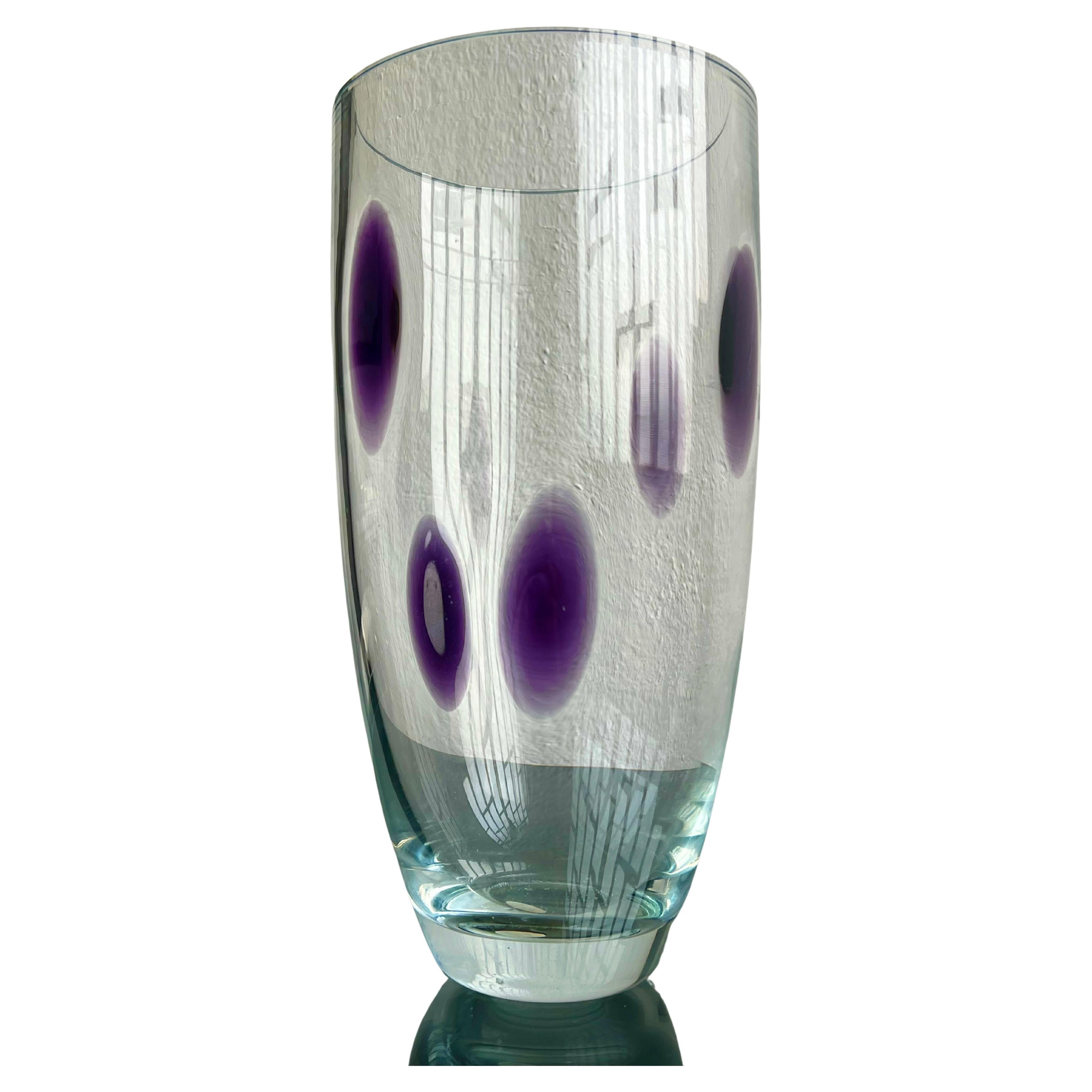 Enorme vaso di Murano di Vetri Murano  con etichette originali, ottime condizioni anni '70