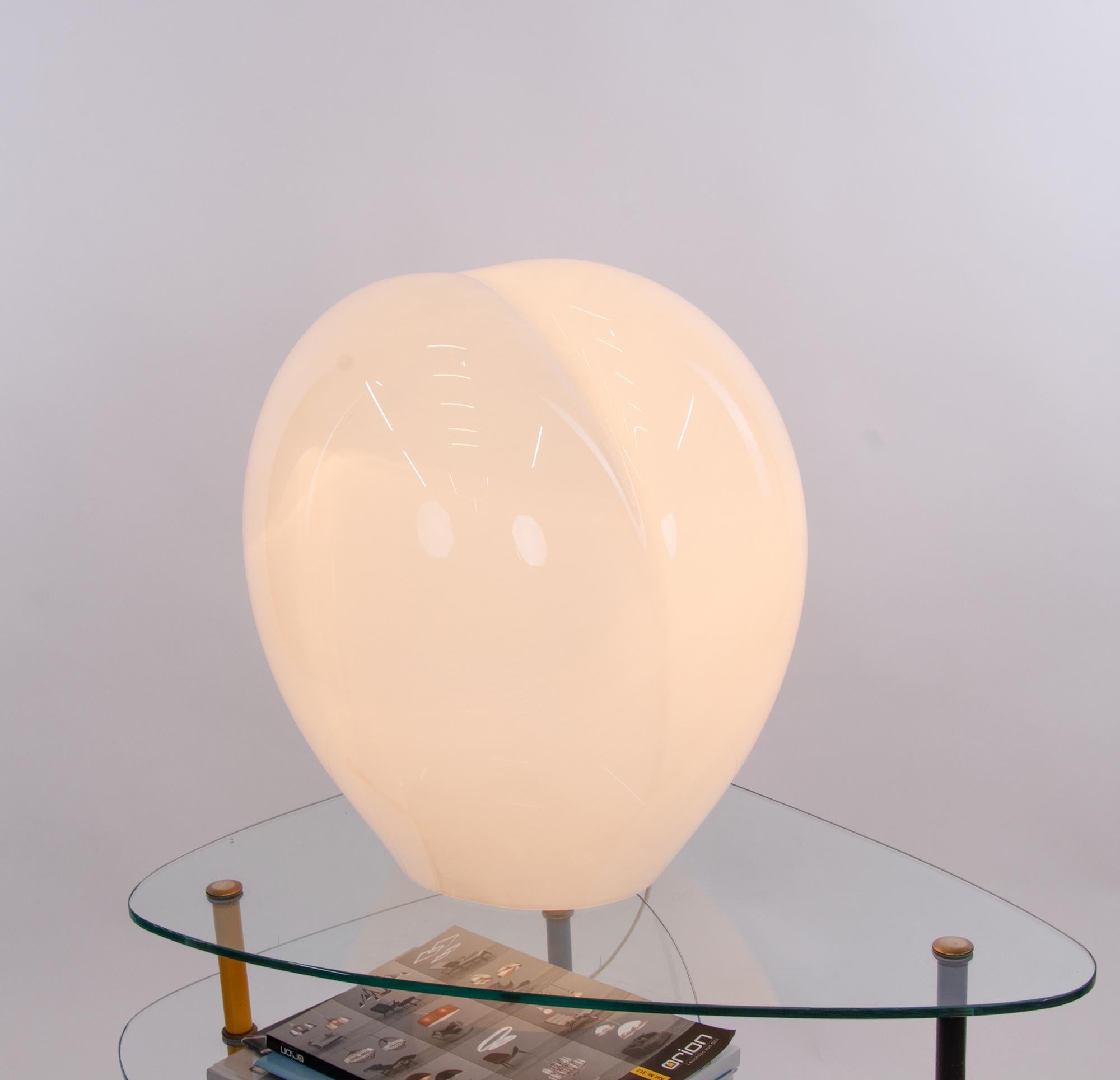 Huge Luciano Vistosi Nessa-Nevodo Table Lamp Handcrafted Murano Glass Italy 1970 In Good Condition In Niederdorfelden, Hessen