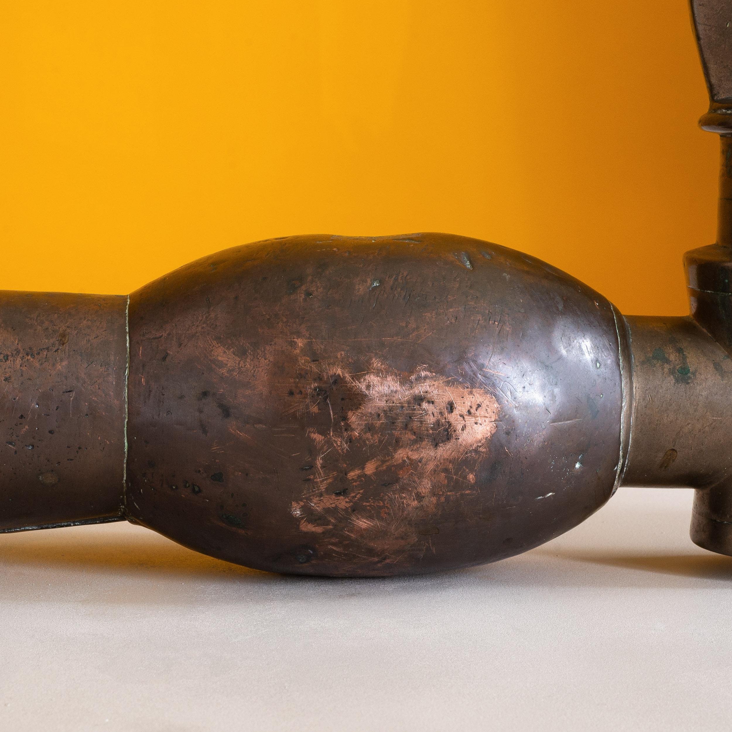 Ottone Enorme rubinetto in bronzo e ottone del XIX secolo in vendita