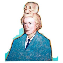 Huge Oil Painting of Andy Warhol by Franklyn Project