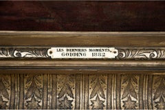 Huge painting "Les Derniers Moments" Emile Godding 1882