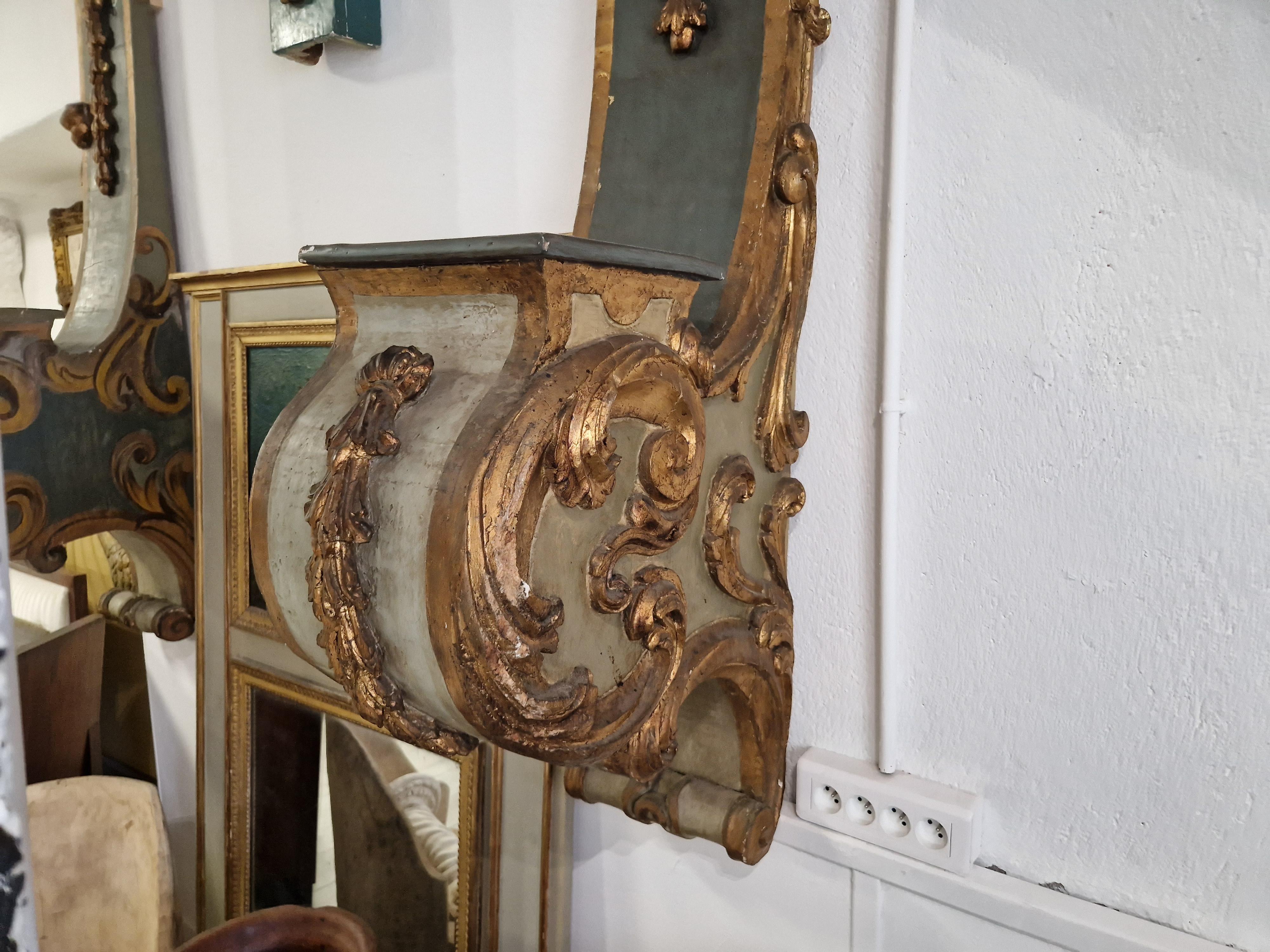 Wood Huge Pair of 18th Century French Consoles For Sale