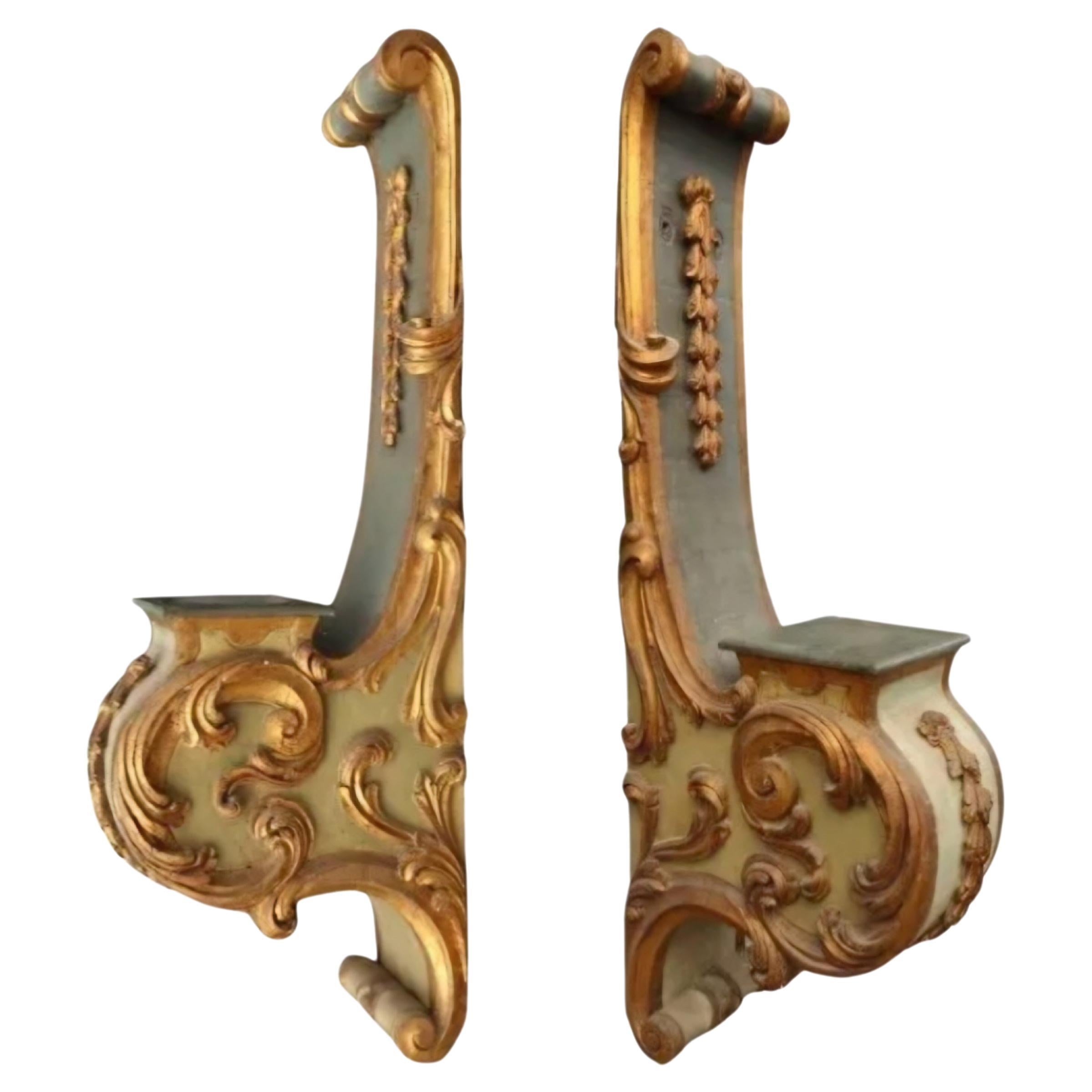 Huge Pair of 18th Century French Consoles For Sale