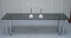 Huge Pair of 7.5kg Sterling Silver Asprey Five-Branch Candlesticks, Candelabra 5