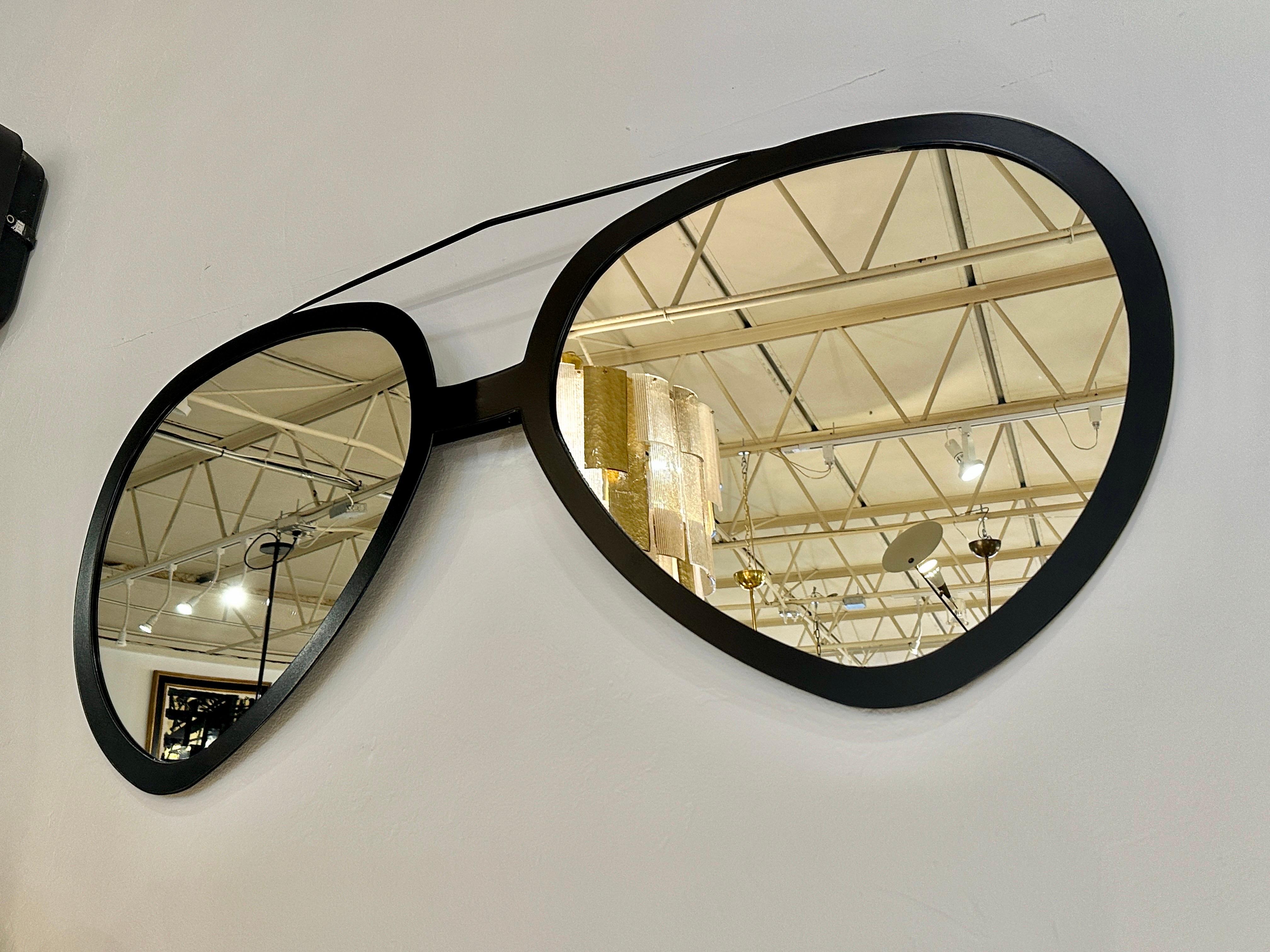 aviator sunglasses wall mirror