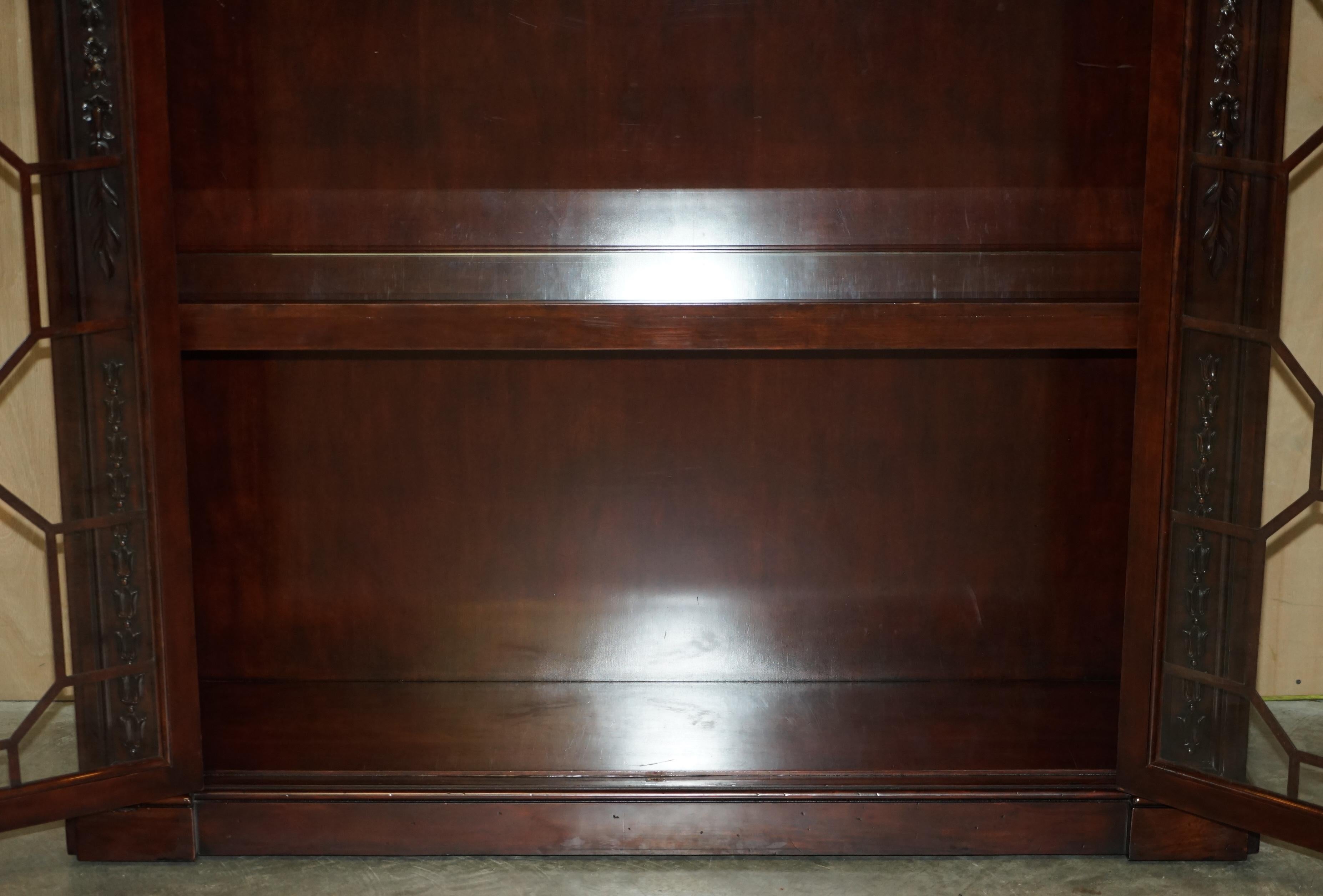 HUGE  RALPH LAUREN AMERiCAN HARDWOOD ASTRAL GLAZED BOOKCASE 5