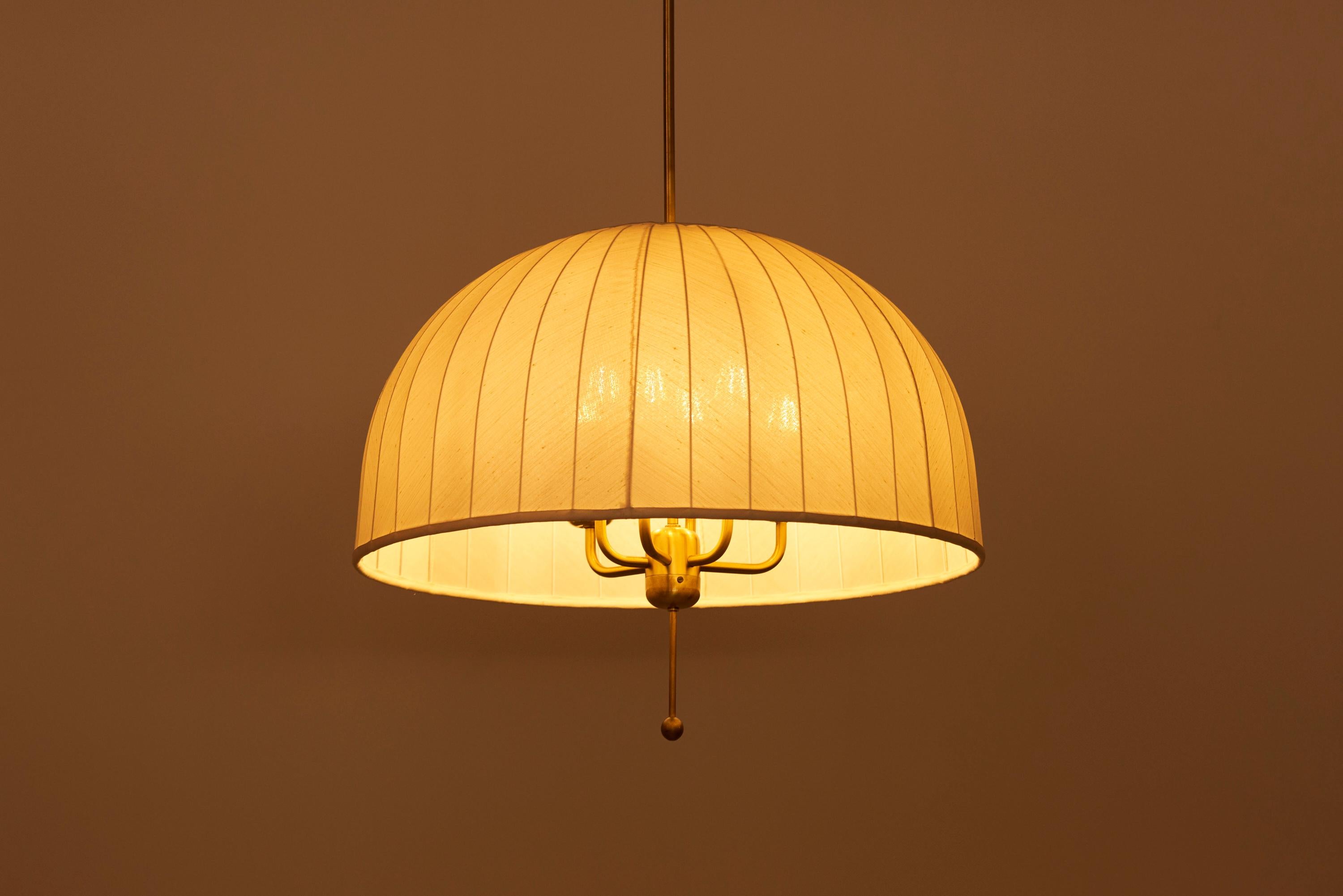 Brass Huge Pendant Lamp T549 by Hans-Agne Jakobsson for AB Markaryd, Sweden, 1960s