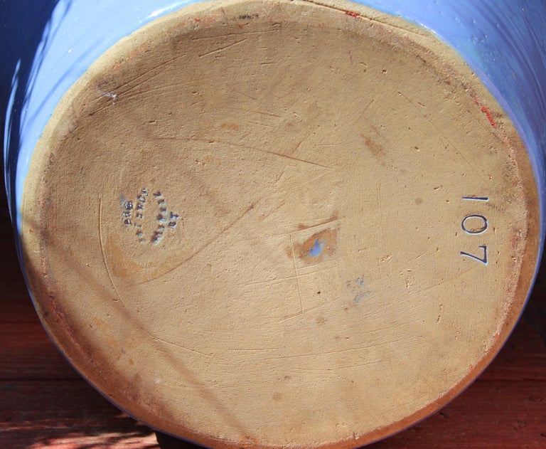 Huge Pickrull Zanesville Norwalk Pot Shop Urn Pottery Arts and Crafts