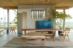 Huge Pierre Jeanneret 056 Capitol Complex Table for Cassina, Italy, new