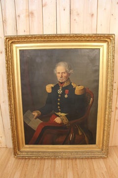 Huge Portrait of General Gorsse, Deputy and Mayor of Albi, 1853