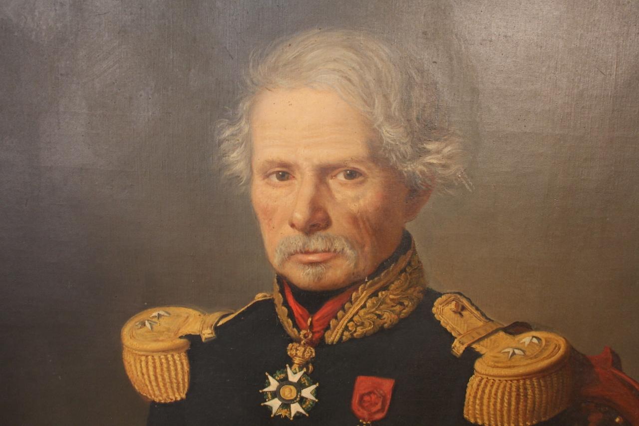 Huge Portrait of General Gorsse, Deputy and Mayor of Albi, 1853 For Sale 1