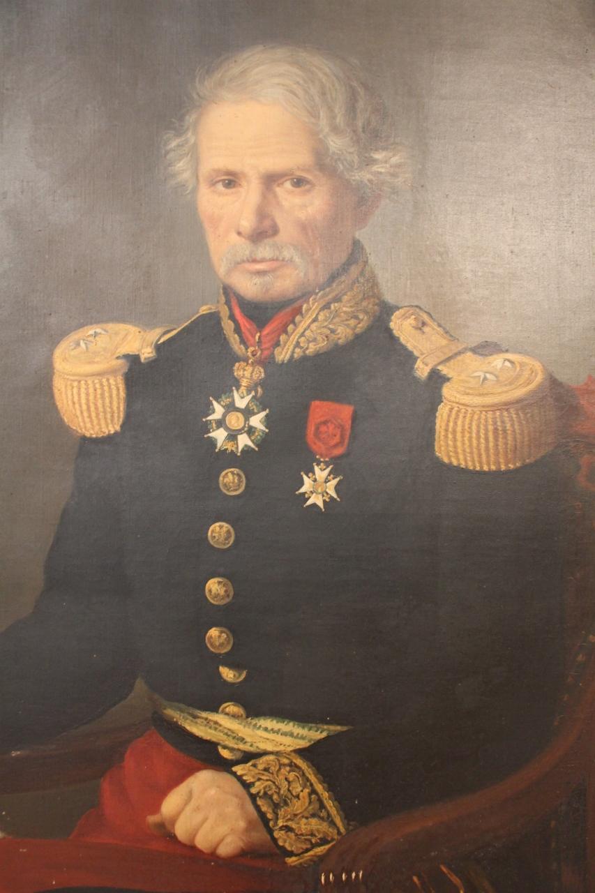 Huge Portrait of General Gorsse, Deputy and Mayor of Albi, 1853 For Sale 3