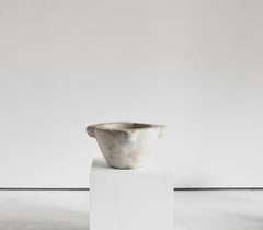 Huge Primitive 18Th C. Spanish Marble Mortar