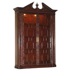 HUGE  RALPH LAUREN AMERiCAN HARDWOOD ASTRAL GLAZED BOOKCASE