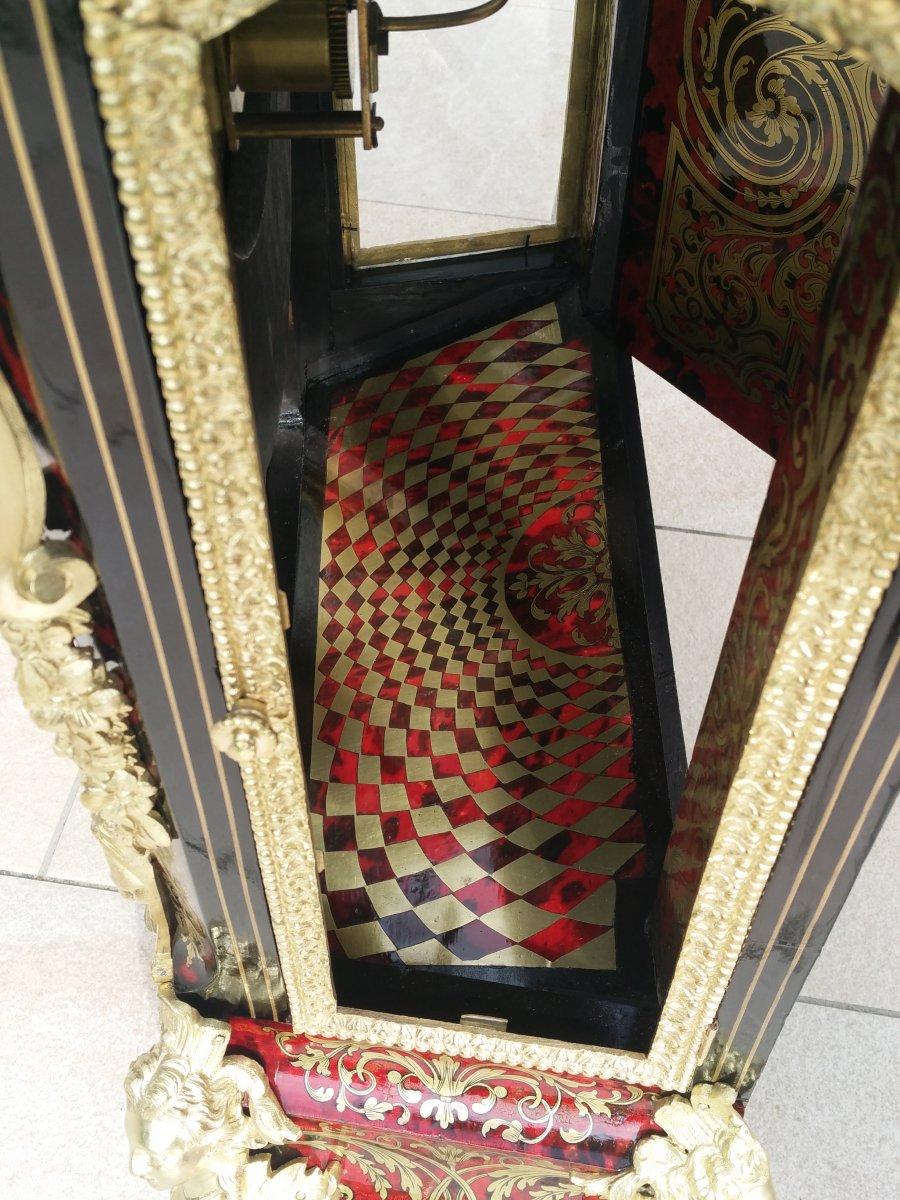 Gilt Huge, Rare Napoleon III Boulle Table Clock France, 19th Century