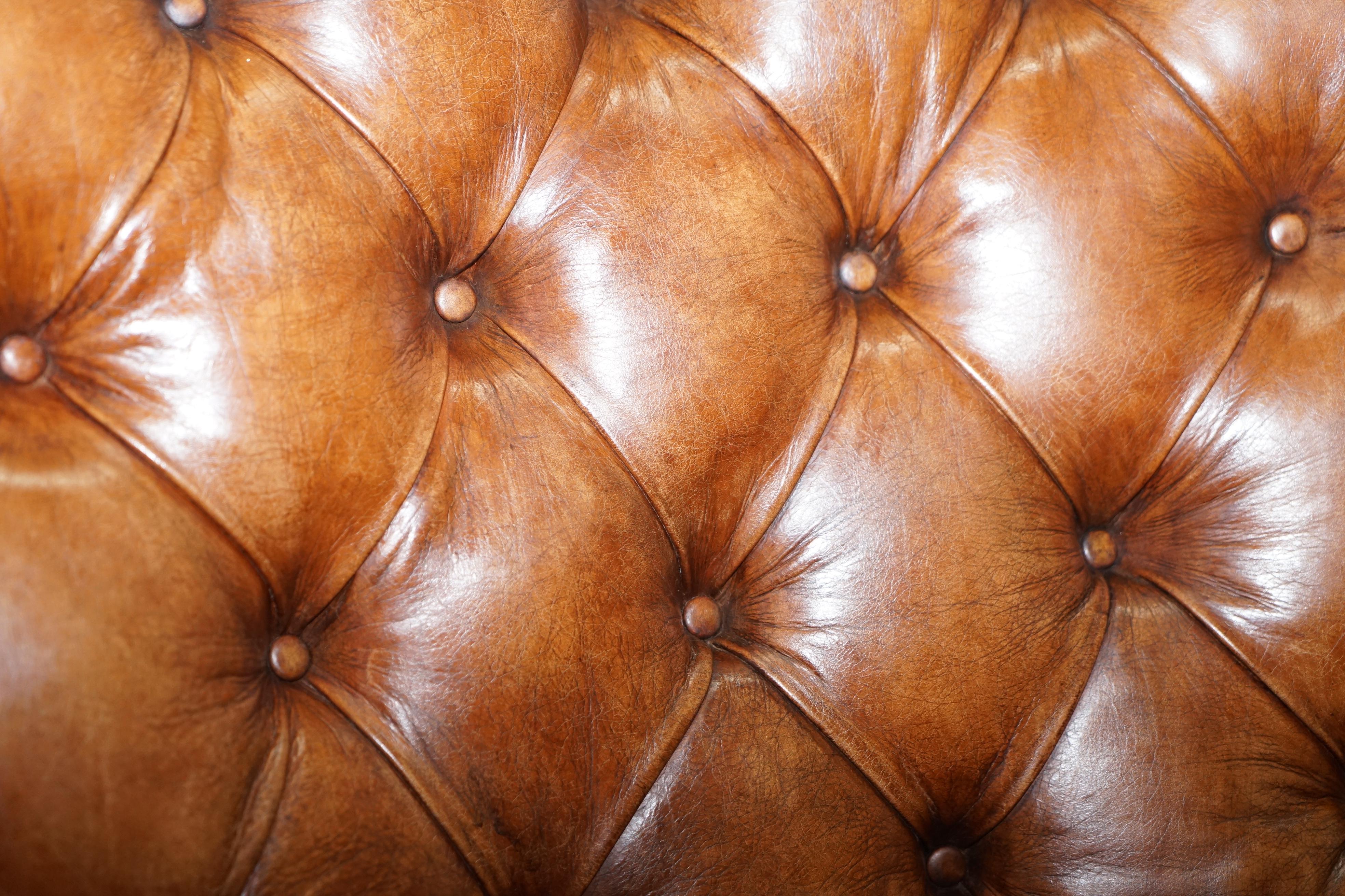 leather chesterfield armchair