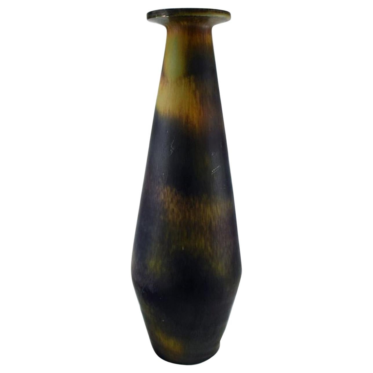 Huge Rörstrand Floor Vase in Ceramics by Gunnar Nylund For Sale
