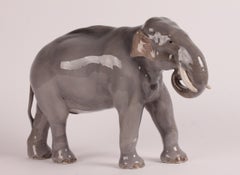 Huge Royal Copenhagen Elephant Figure Designed, Theodor Madsen Denmark 1923-1934