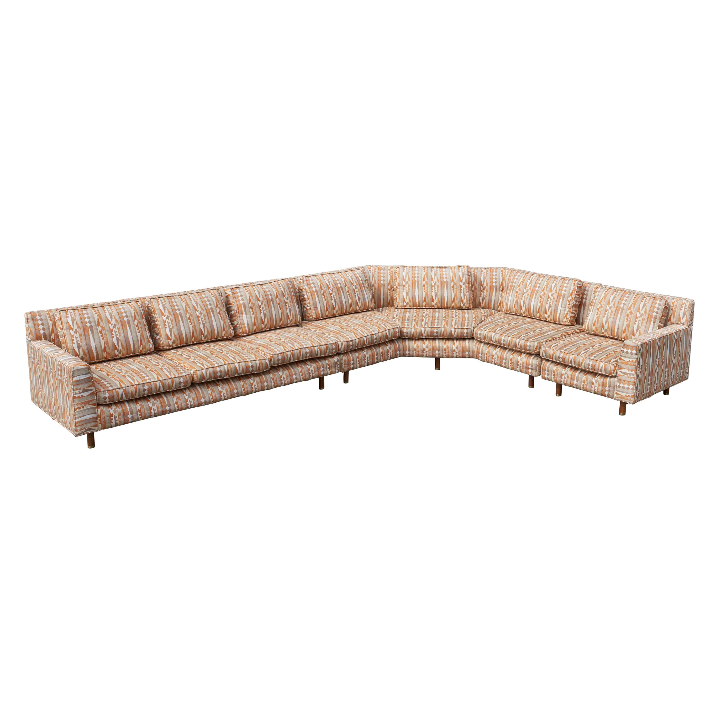 Huge Sectional Sofa by Edward Wormley for Dunbar (Upholstery needed)