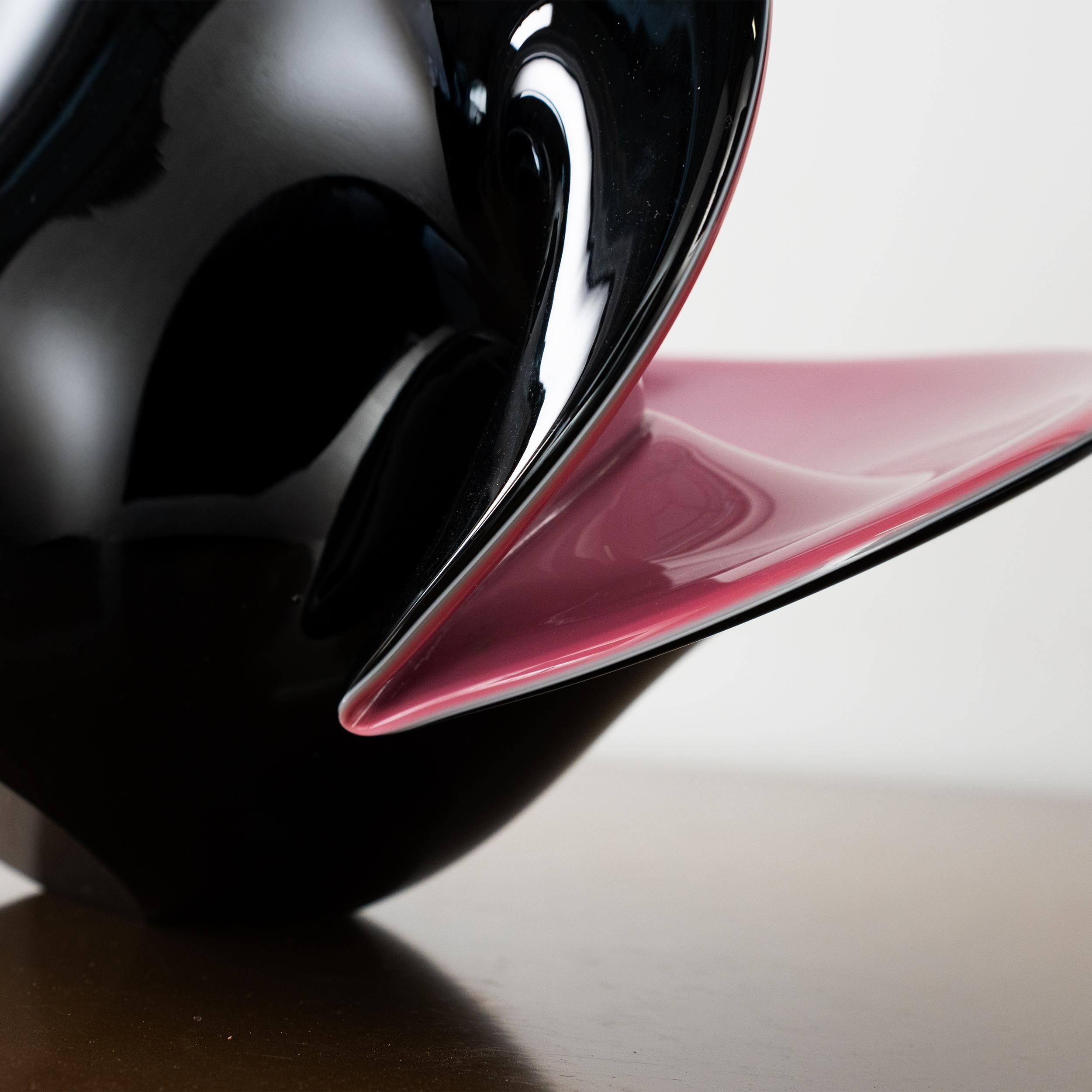 Huge Shell Sculpture Formia Vetri Di Murano Large Handblown Glass Centerpiece For Sale 2