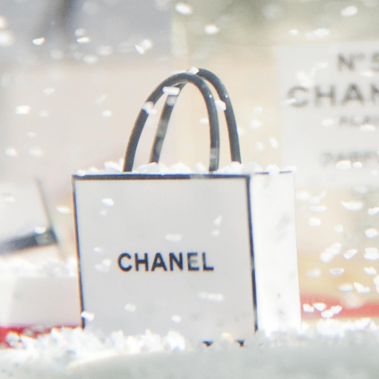 Huge Snow Globe Red Chanel Number 5 at 1stDibs