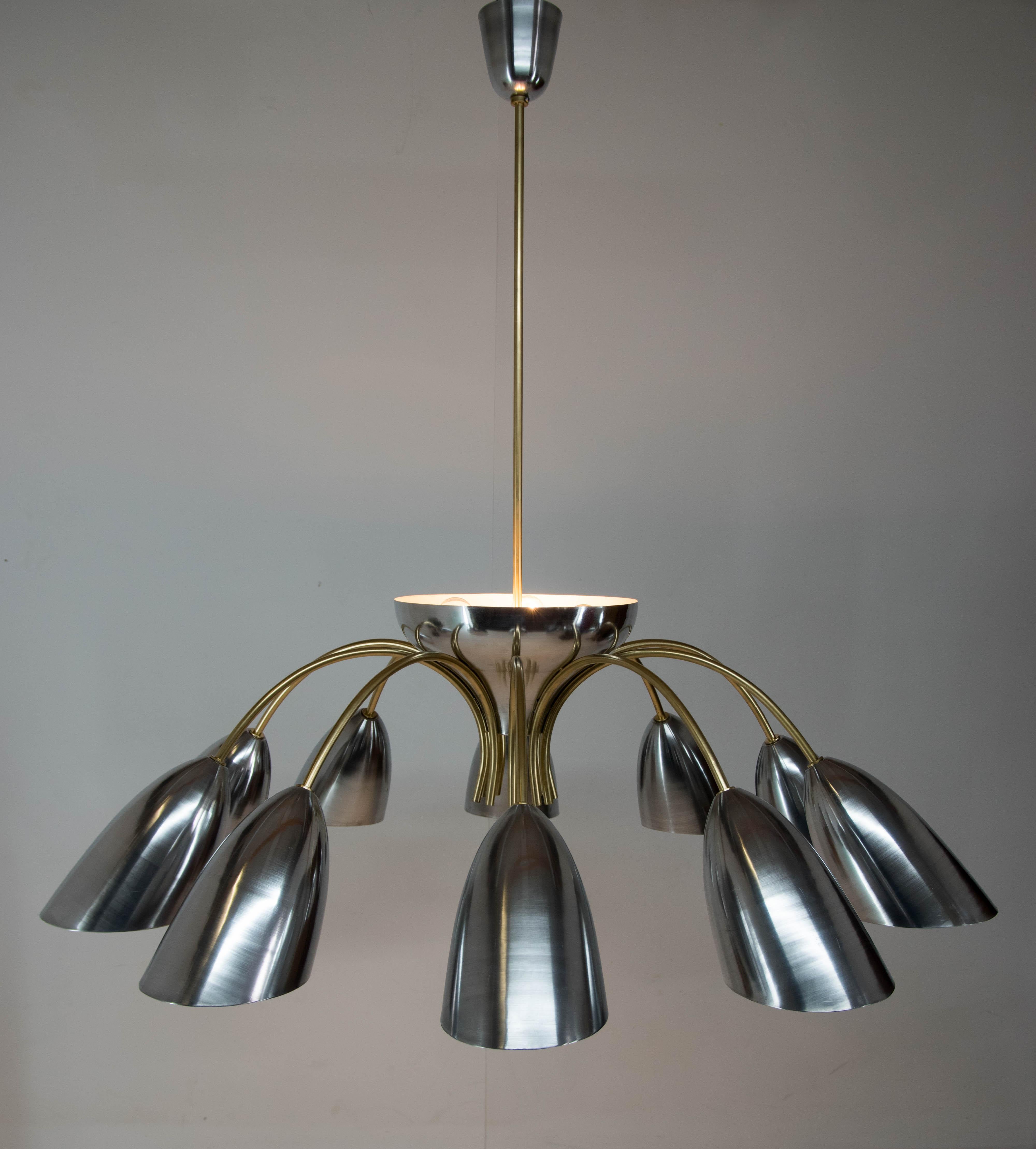 Huge Space Age Chandelier, 1960s, Two Items Available For Sale 7