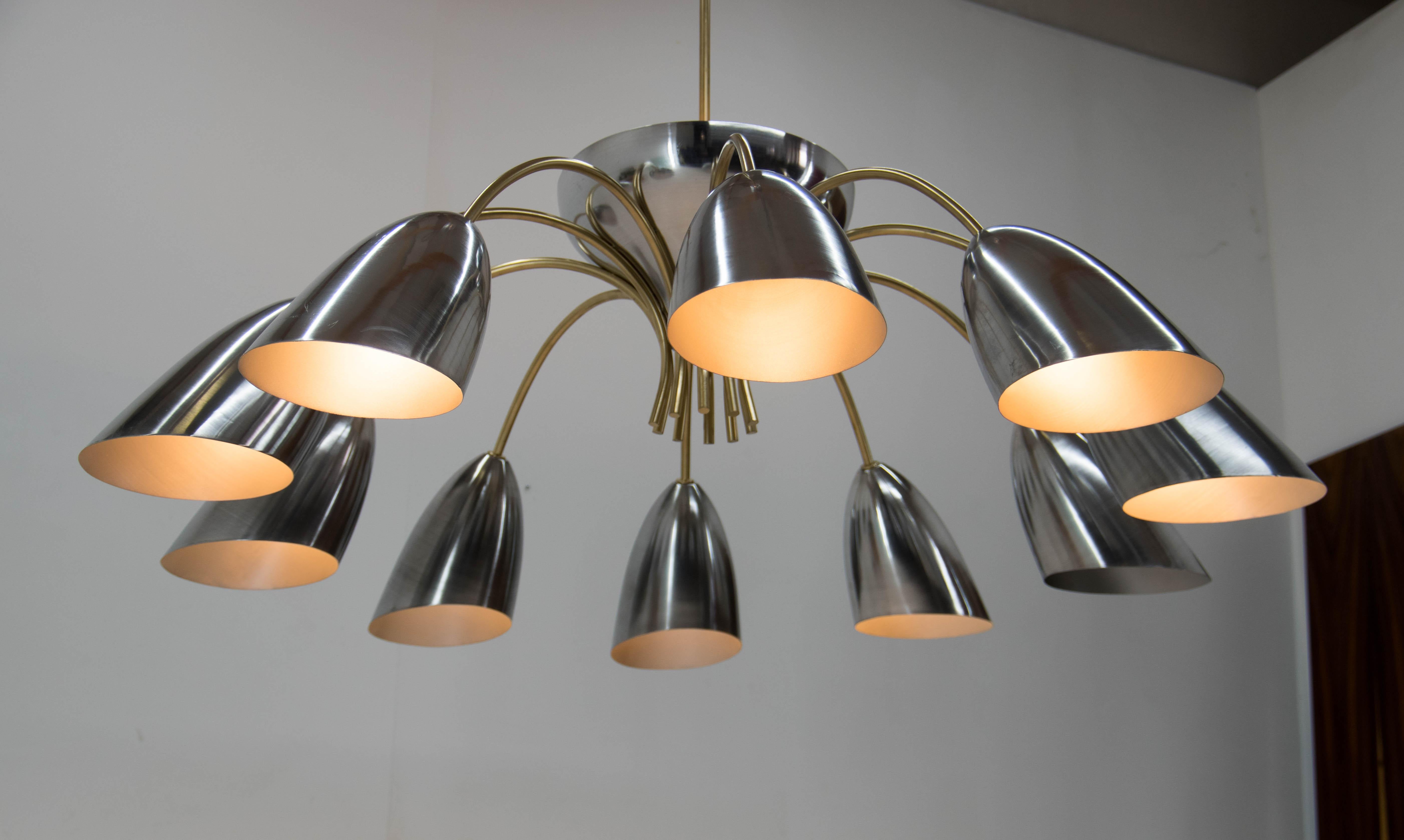 Huge Space Age Chandelier, 1960s, Two Items Available For Sale 11