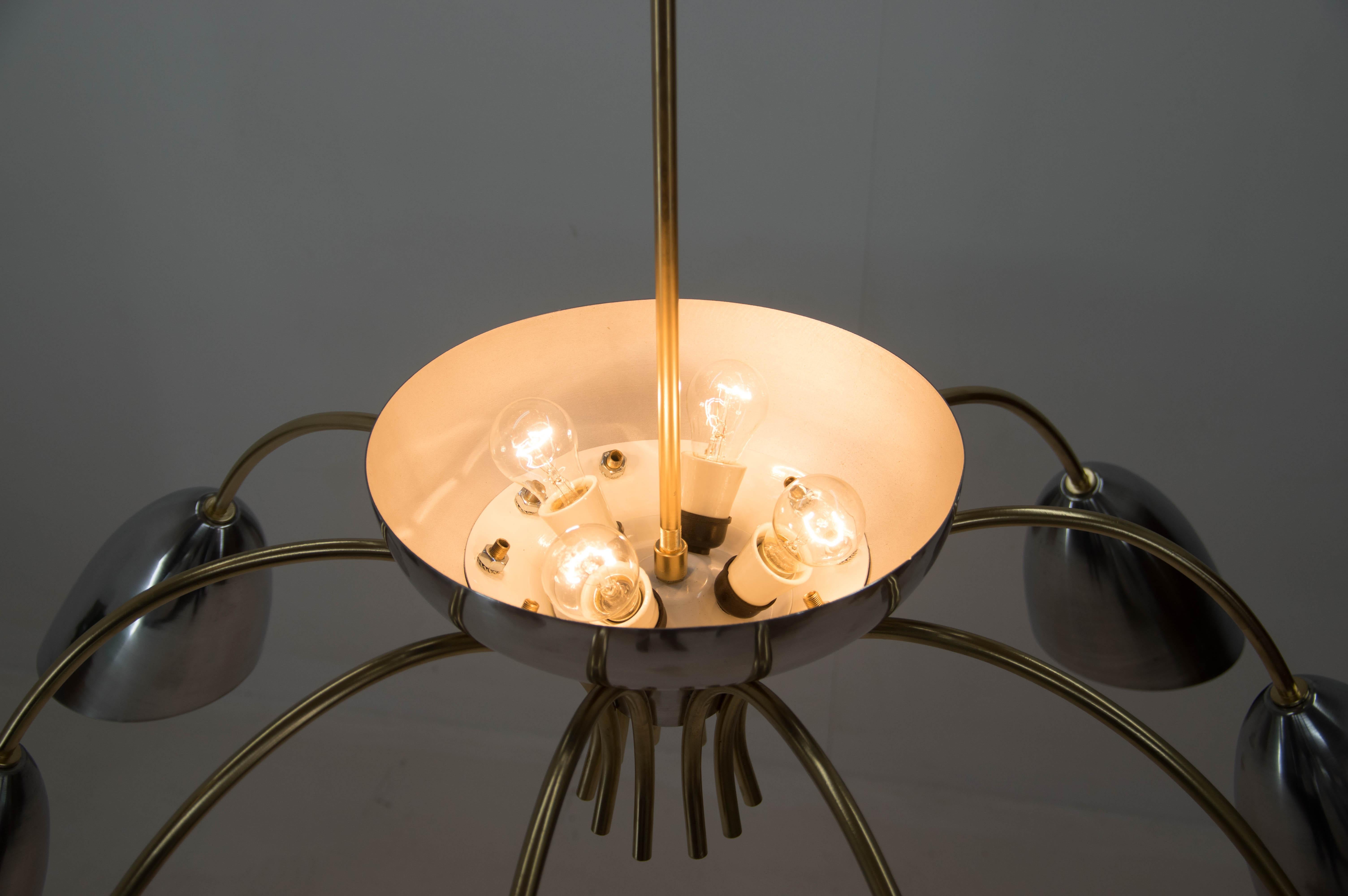 Mid-20th Century Huge Space Age Chandelier, 1960s, Two Items Available For Sale