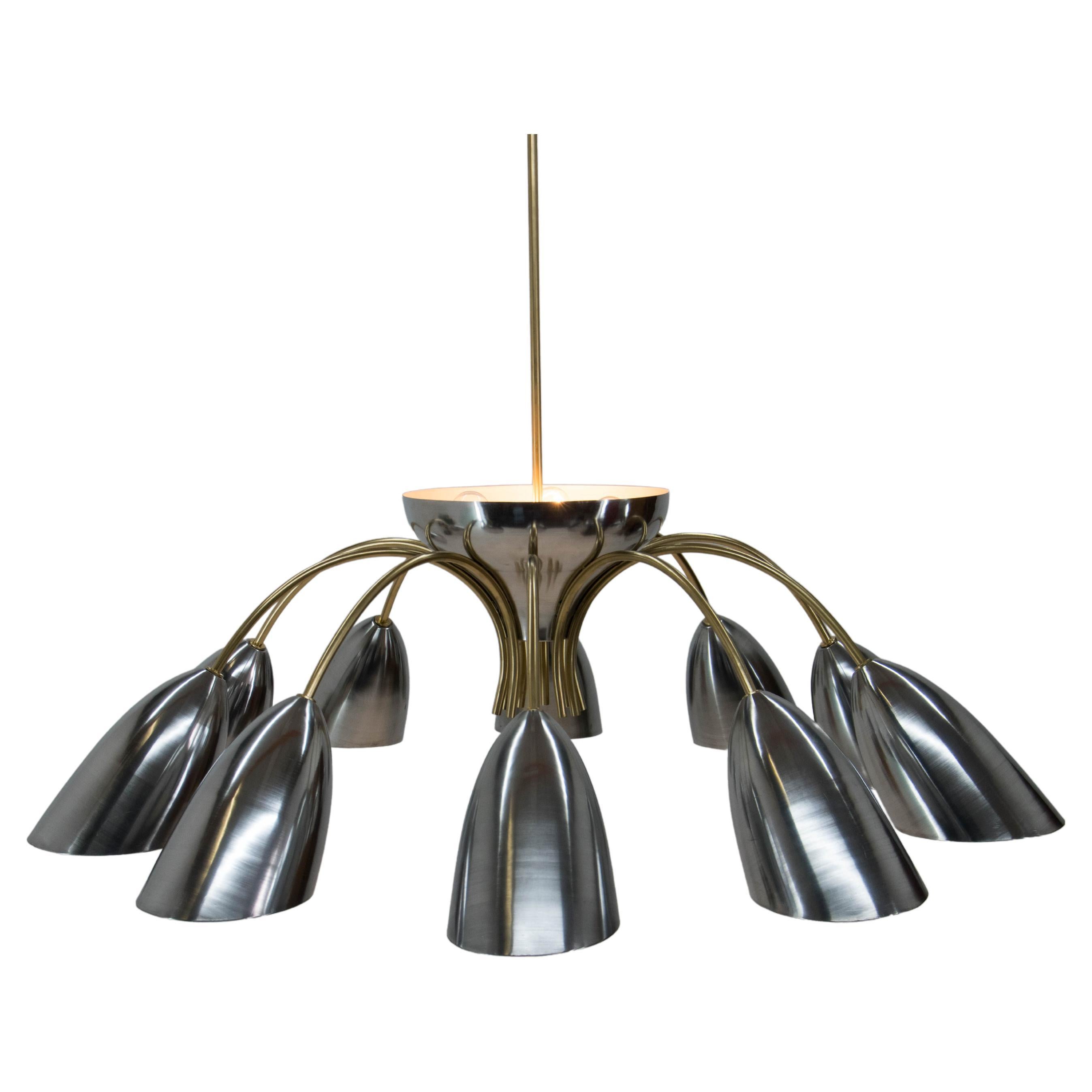 Huge Space Age Chandelier, 1960s, Two Items Available For Sale