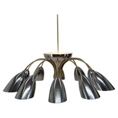 Retro Huge Space Age Chandelier, 1960s, Two Items Available