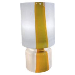 Huge Space Age Missoni Inspired, Murano Blown Glass Table Lamp, 1970s, Italy