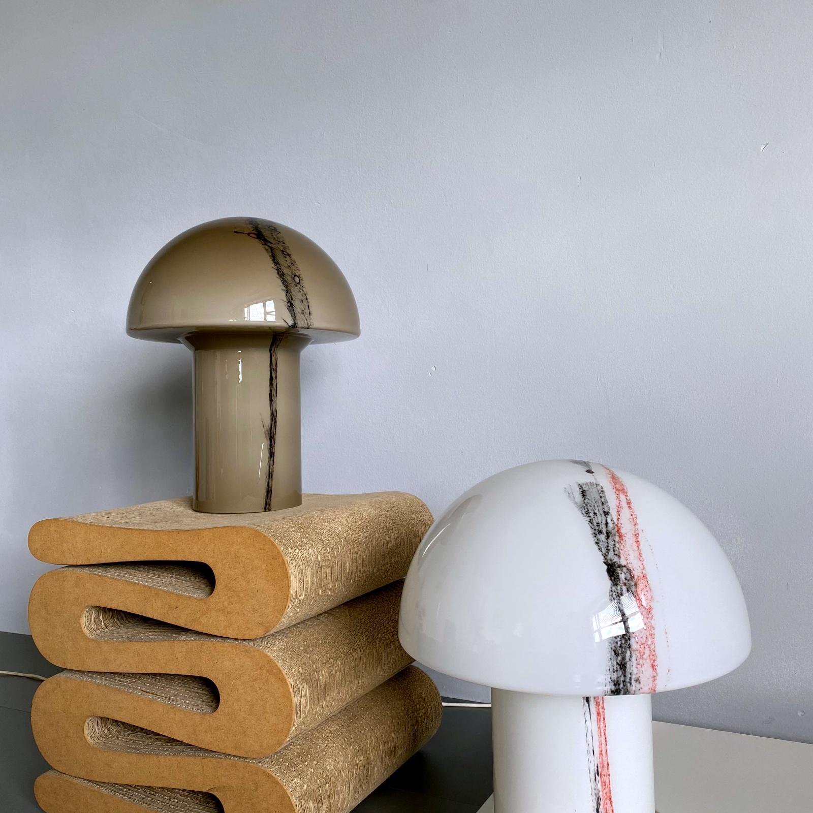 peill & putzler mushroom lamp