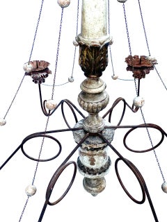 Enorme lampadario Coloni Revival spagnolo - CIRCA 1920-1930