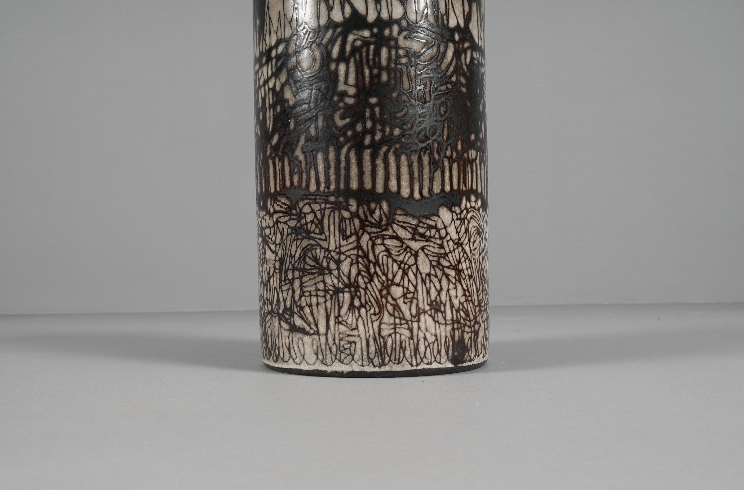Céramique Énorme vase de sol en céramique Studio Ceramics de Wilhelm & Ellis Kuch, années 1960, Allemagne en vente