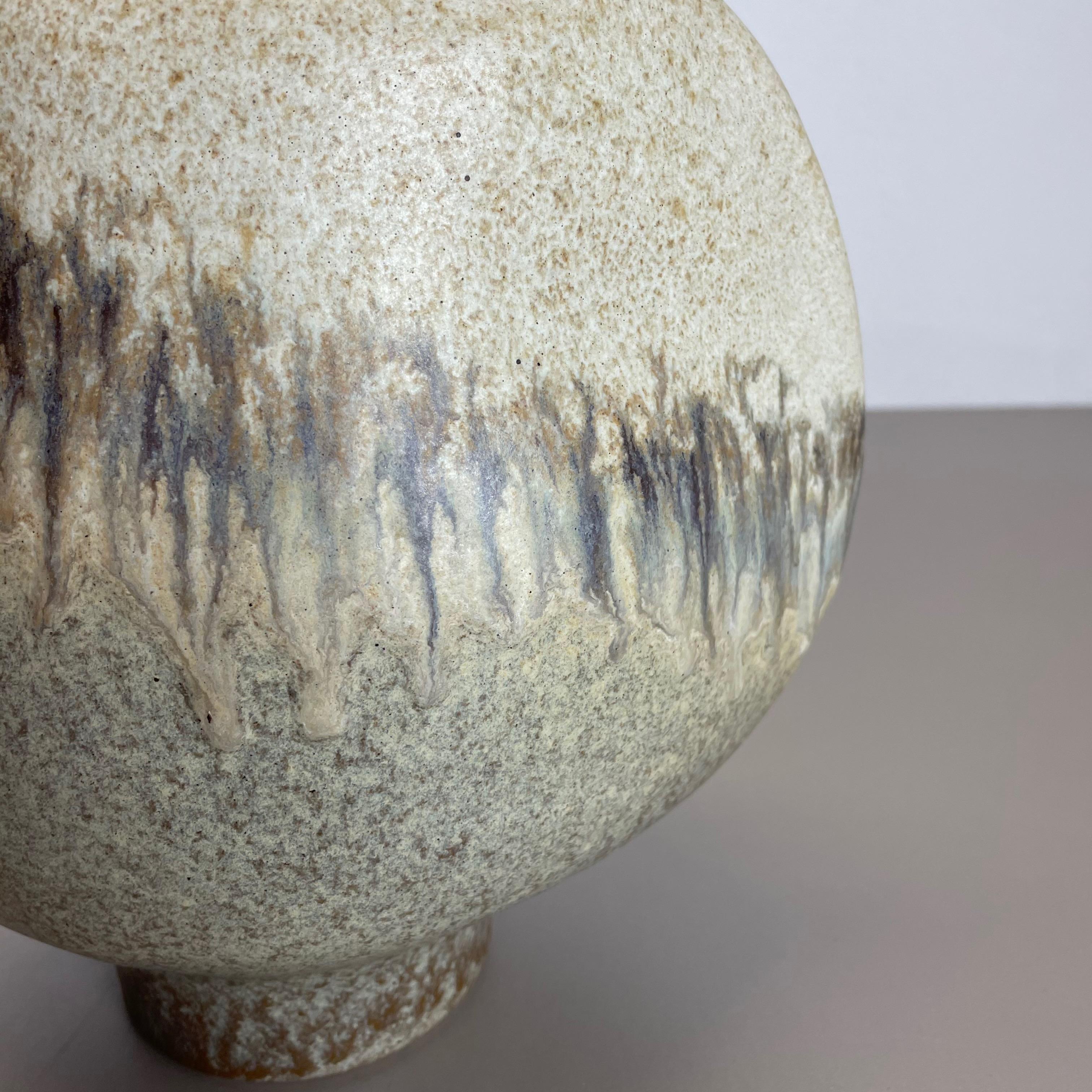 Huge Studio Pottery Vase Object by Heiner Balzar for Steuler, Germany, 1970s 7