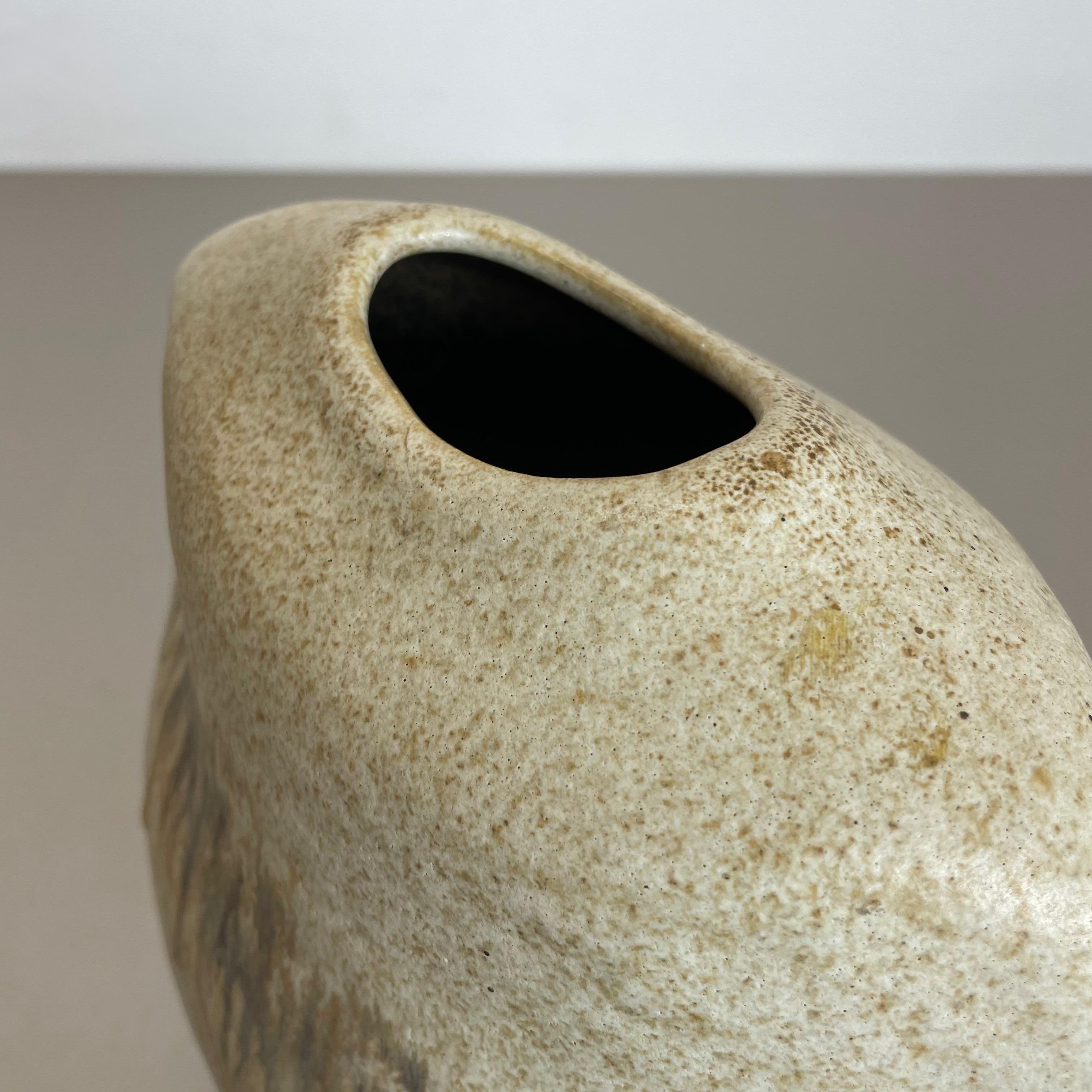 Huge Studio Pottery Vase Object by Heiner Balzar for Steuler, Germany, 1970s 3