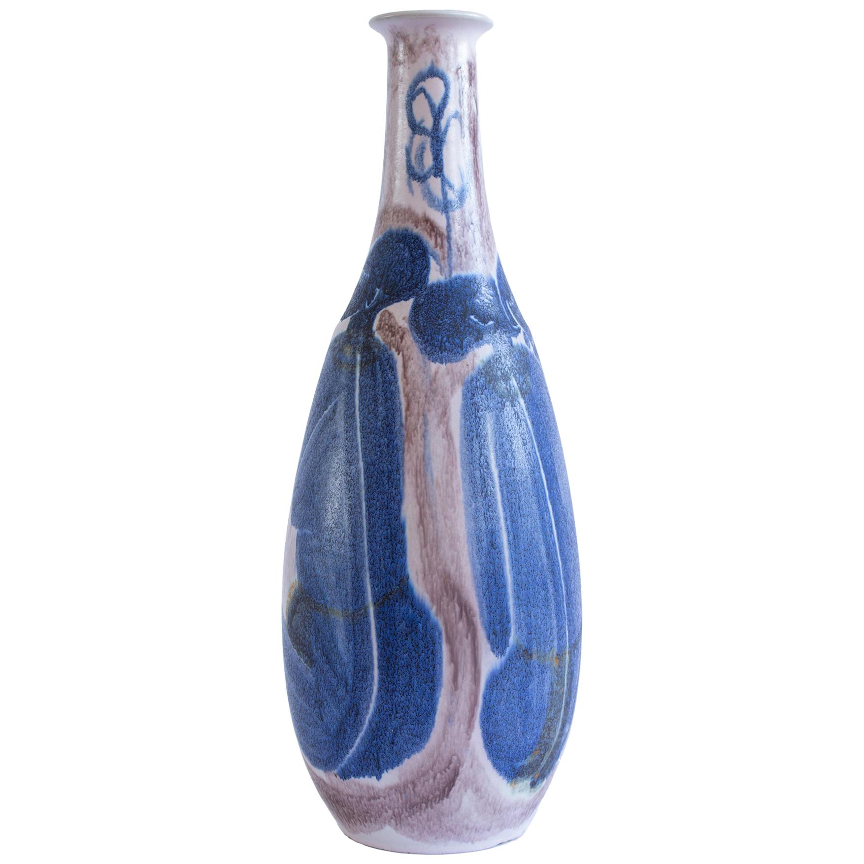 Große schwedische Höganäs-Vase aus Keramik von Erik Ivarsson, Mid-Century Modern