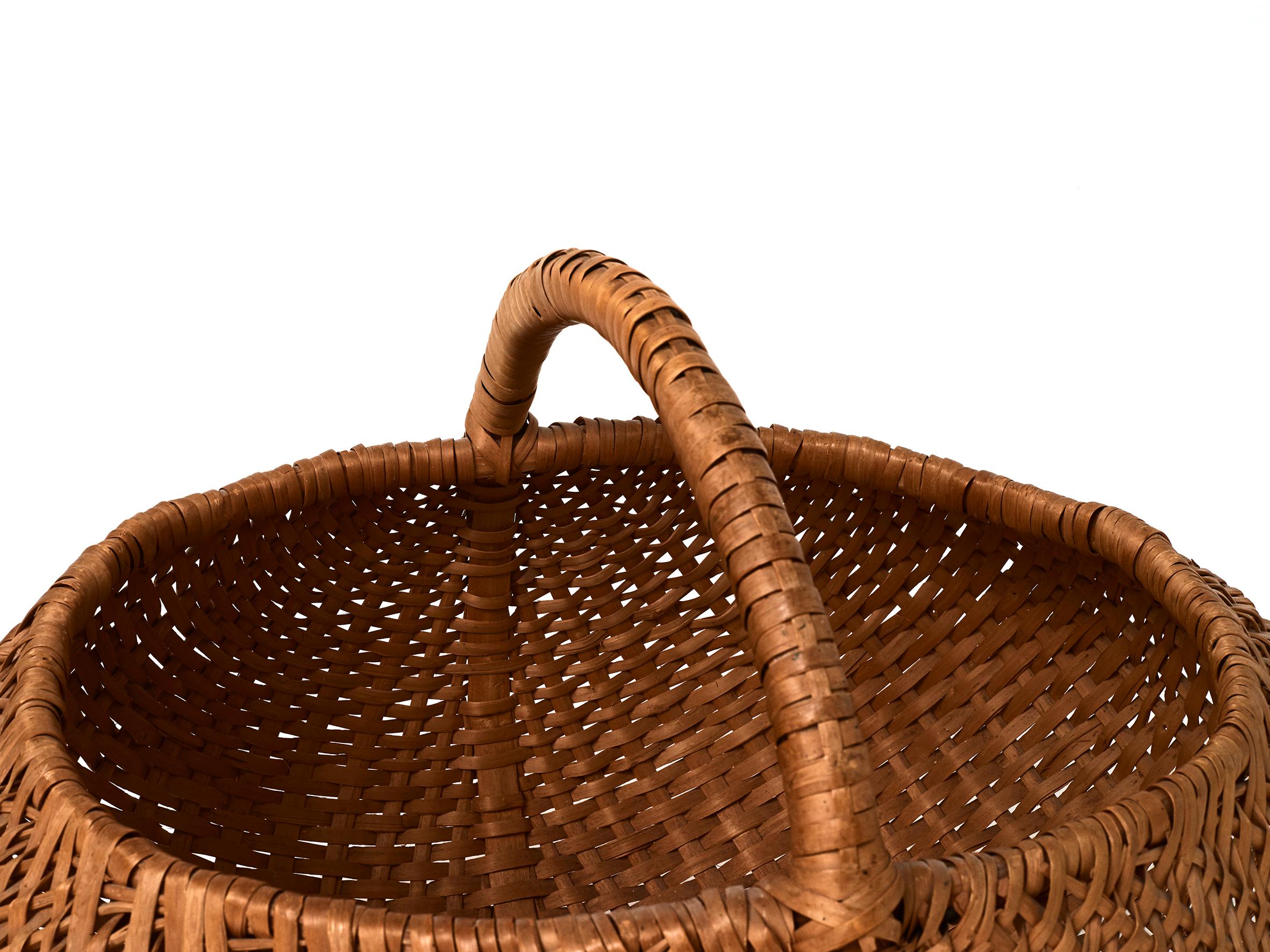 Huge Swedish Picking Basket, Early 20th Century In Good Condition In New York, NY