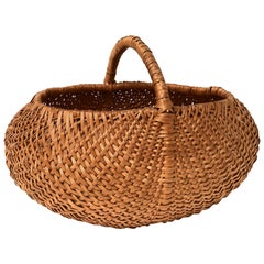 Huge Swedish Picking Basket, Early 20th Century