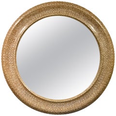 Huge Syrian Style Blondewood and Mother-of-Pearl Inlay Mirror