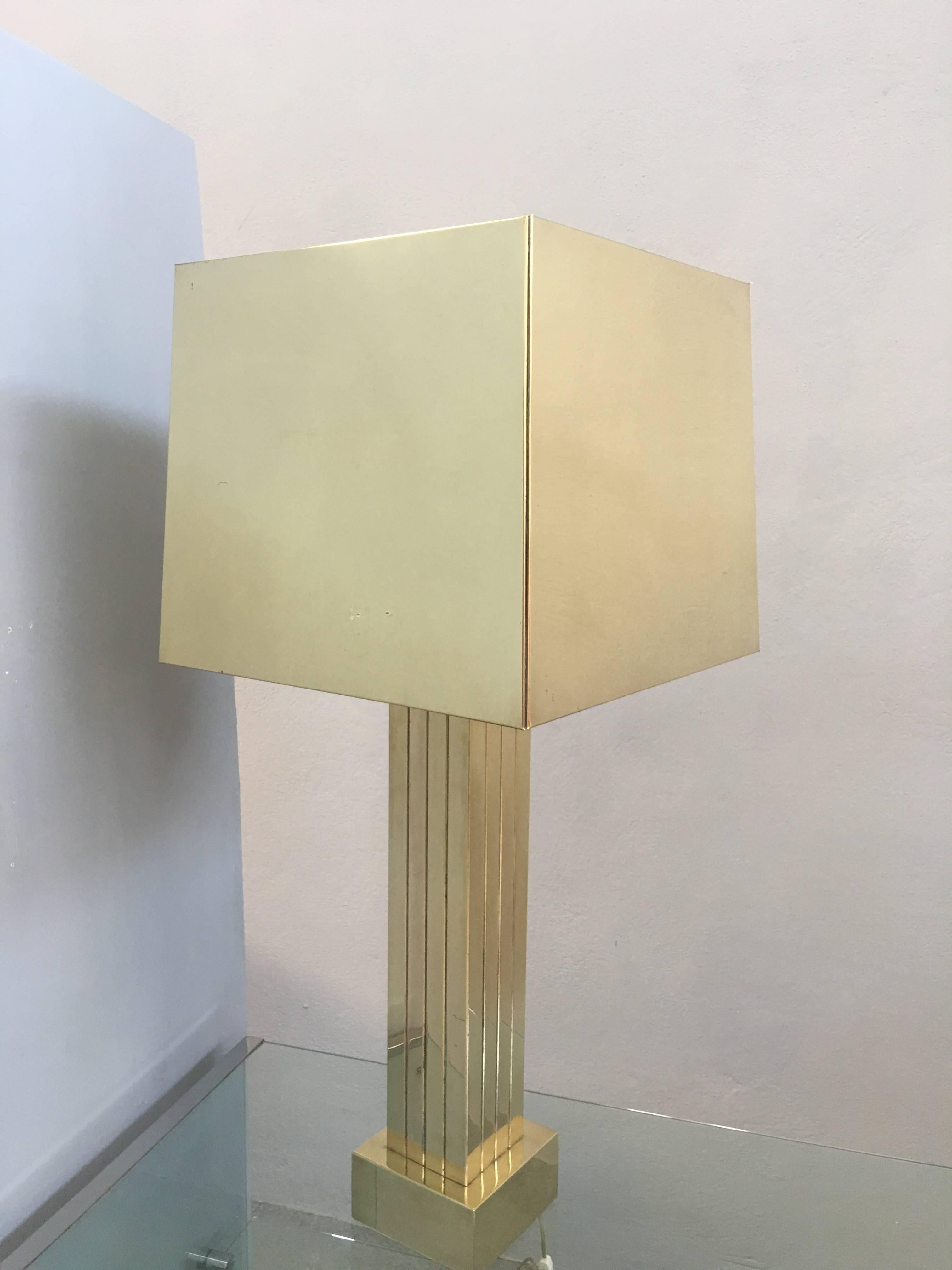 Huge Table Lamp Attributed to Curtis Jere 3