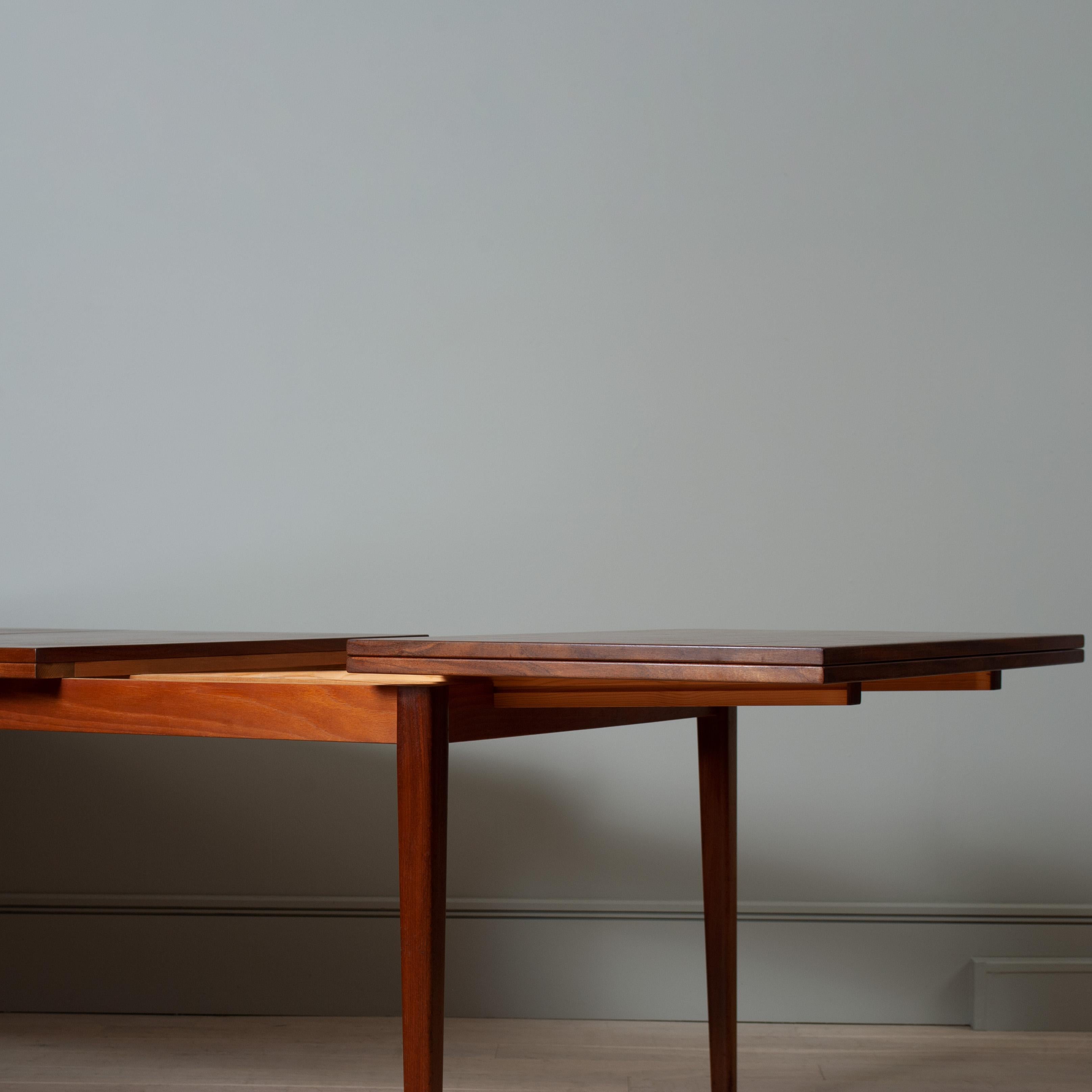 Huge Teak Dining Table, Sweden, 1960's In Good Condition In London, GB