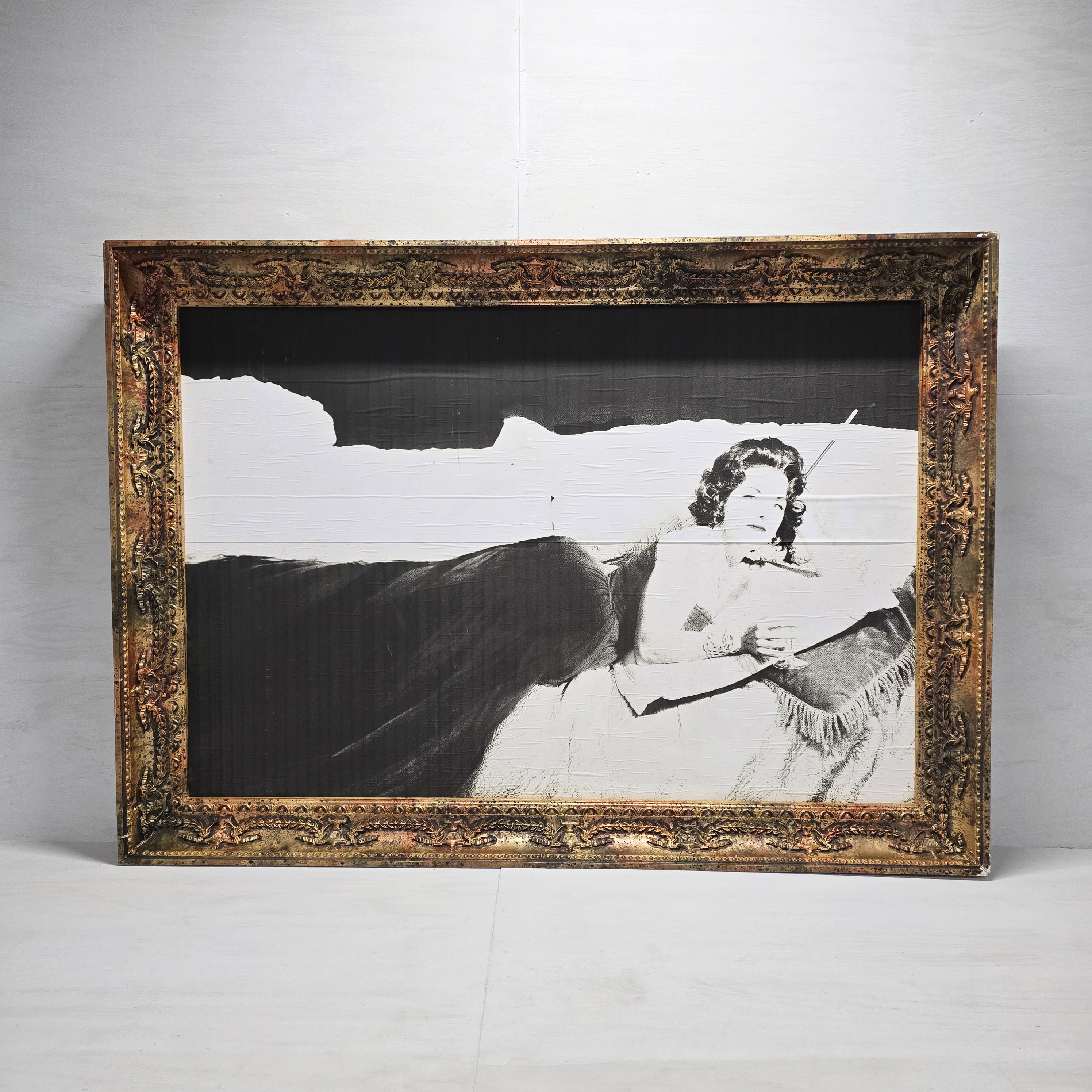Americano Enorme oggetto teatrale della produzione Sunset Blvd Alice Ripley 7' x 5'